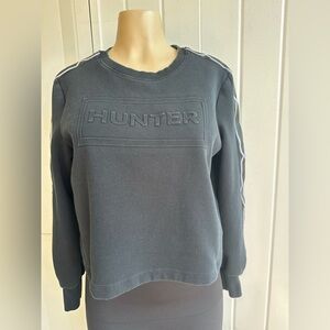 Hunter Black Cropped Sweatshirt Size S
